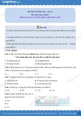 Đề thi học kì 1 KHTN 7 Chân trời sáng tạo - Đề số 12